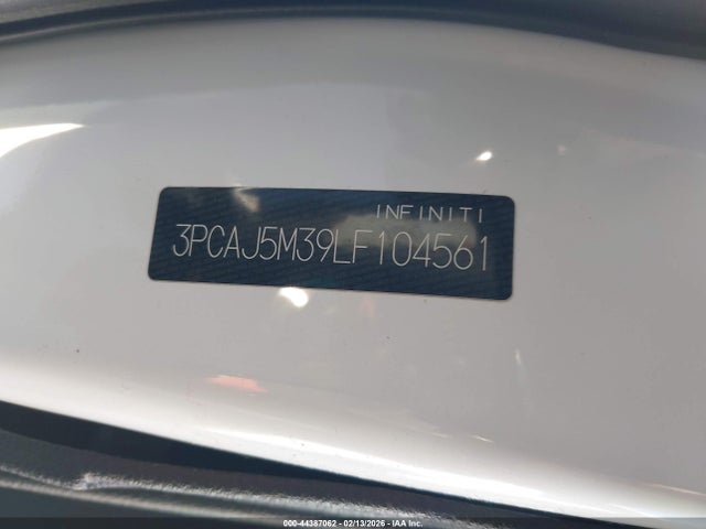 Aukcja sprzedaży 2020 Infiniti Qx50 Luxe Awd, vin: 3PCAJ5M39LF104561, numer aukcji: 44387062