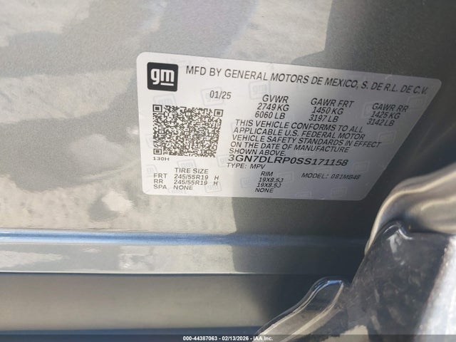 Chevrolet Equinox Ev Lt 2025 3GN7DLRP0SS171158 Image 9