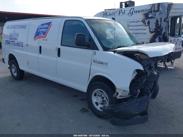 44387088 :رقم المزاد ، 1GCWGBFP8M1153909 vin ، 2021 Chevrolet Express Cargo Rwd 2500 Extended Wheelbase Wt مزاد بيع