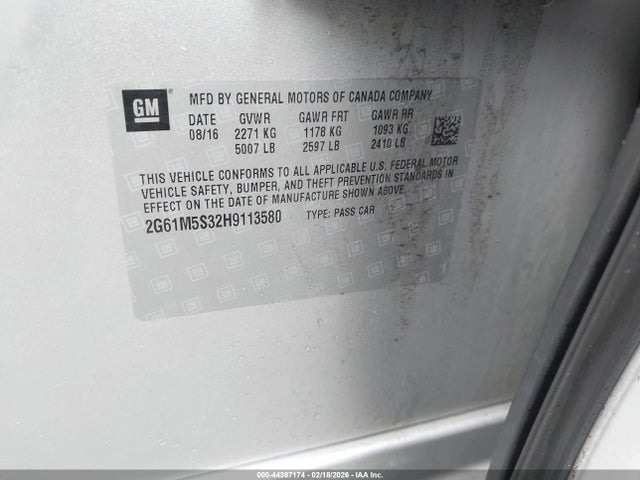 2017 CADILLAC XTS 2G61M5S32H9113580 Photo 8