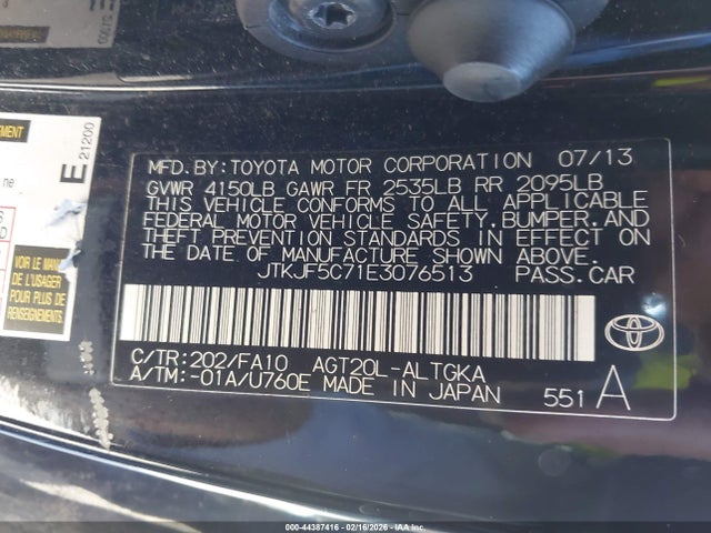 Scion TC 2014 JTKJF5C71E3076513 Image 9