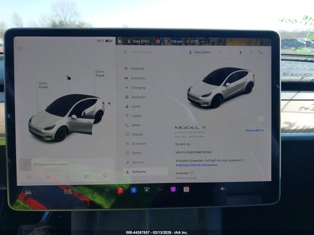 5YJYGAEE4MF191390 Tesla Model Y Long Range Dual Motor All-wheel Drive