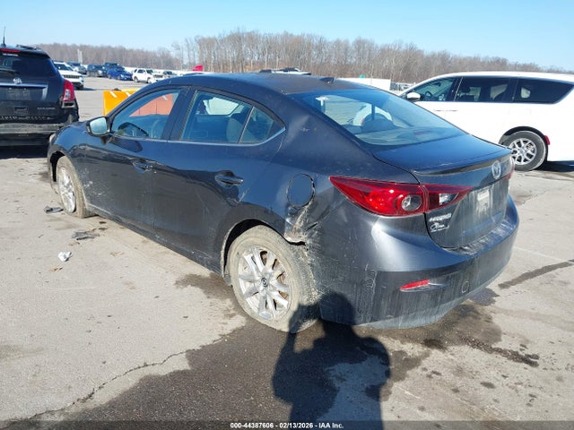 2015 Mazda Mazda3 I Touring მანქანა იყიდება აუქციონზე, vin: JM1BM1V7XF1255637, აუქციონის ნომერი: 44387606
