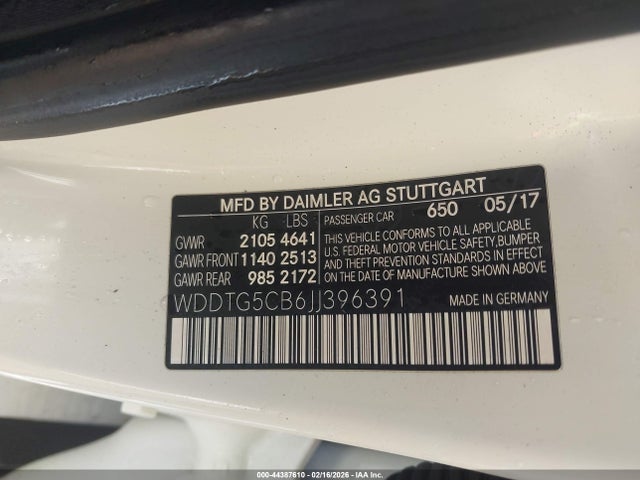 Продаж на аукціоні авто 2018 Mercedes-benz Amg Gla 45 4matic, vin: WDDTG5CB6JJ396391, номер лоту: 44387610