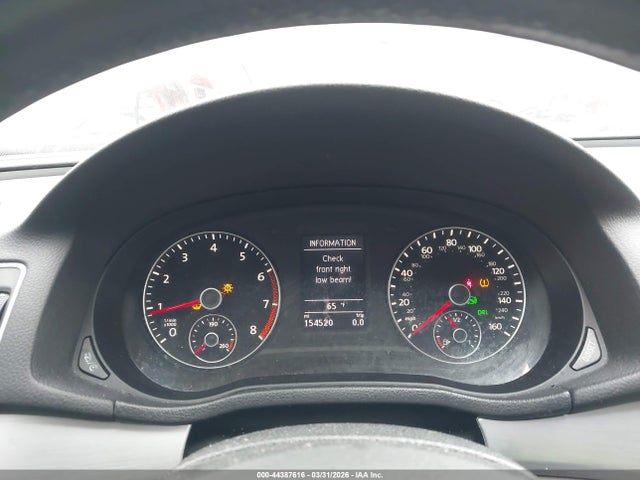 2013 Volkswagen Passat 2.5l Se მანქანა იყიდება აუქციონზე, vin: 1VWBH7A32DC084892, აუქციონის ნომერი: 44387616