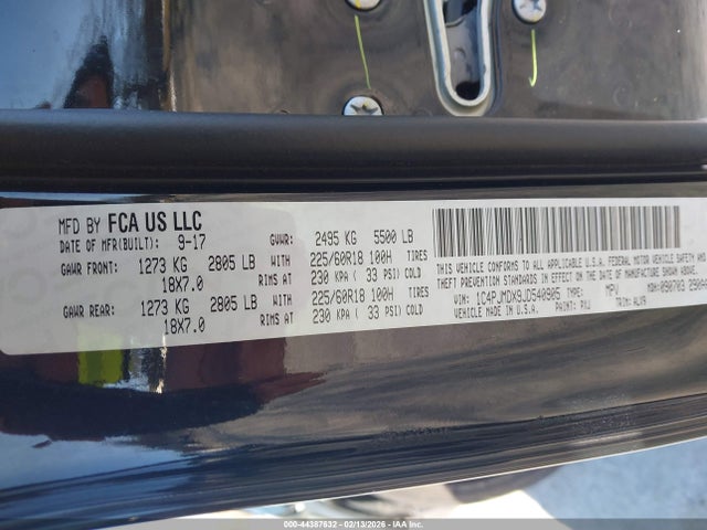 2018 JEEP CHEROKEE 1C4PJMDX9JD540905 Photo 8