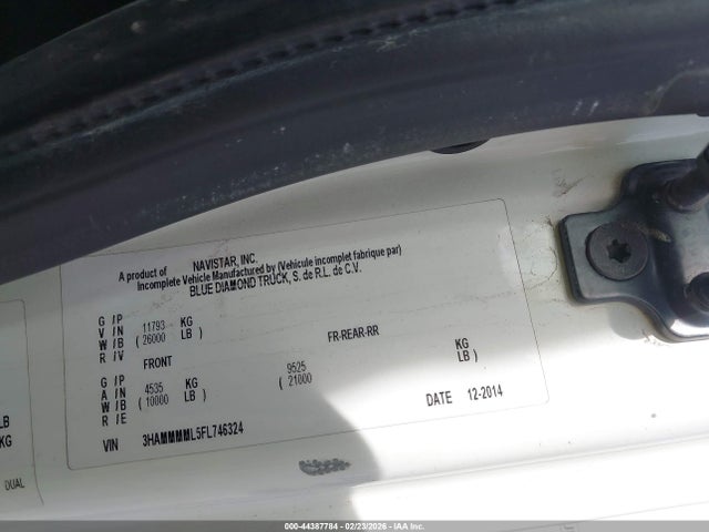 International 4000 4300 2015 3HAMMMML5FL746324 Image 8