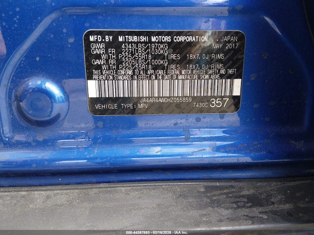 2017 MITSUBISHI OUTLANDER SPORT JA4AR4AW0HZ055859 Photo 8