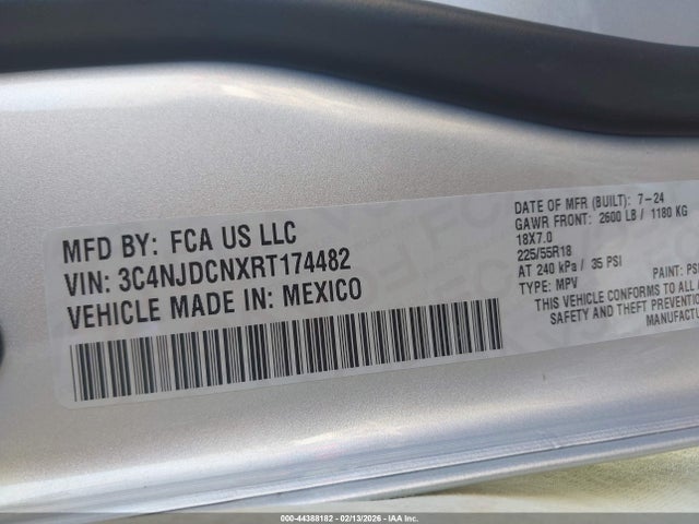 2024 JEEP COMPASS 3C4NJDCNXRT174482 Photo 8