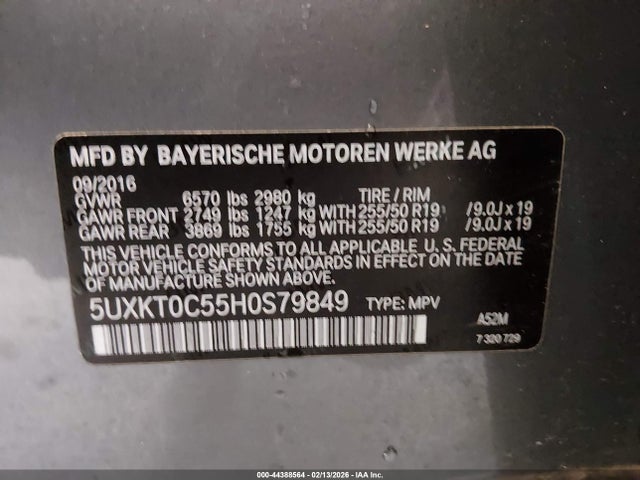 BMW X5 Edrive Xdrive40e Iperformance 2017 5UXKT0C55H0S79849 Image 9