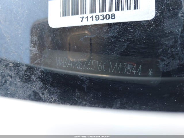 44388581 :رقم المزاد ، WBANE73516CM43544 vin ، 2006 Bmw 530i مزاد بيع
