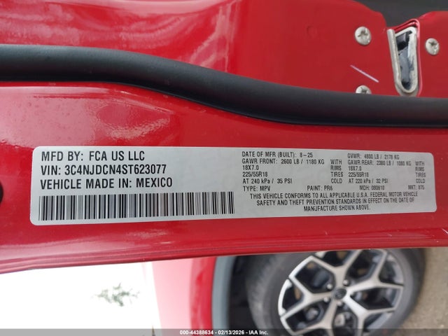 Jeep Compass Limited 4x4 2025 3C4NJDCN4ST623077 Image 9