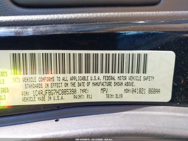 1C4RJFBG7HC885390 Jeep Grand Cherokee Limited 4x4