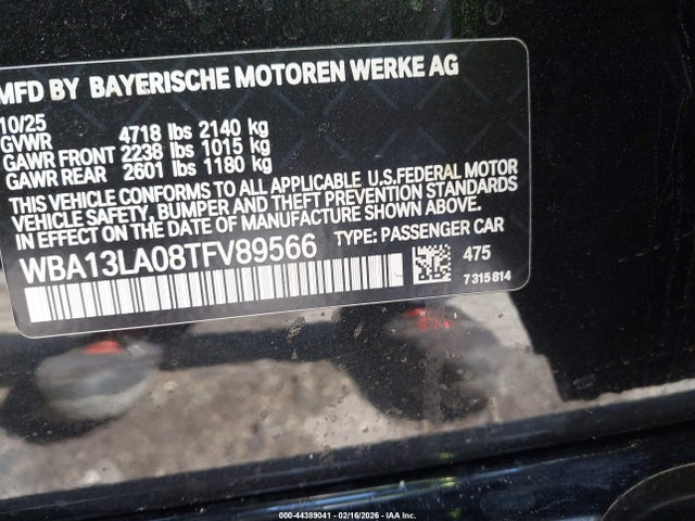 WBA13LA08TFV89566 BMW 330I