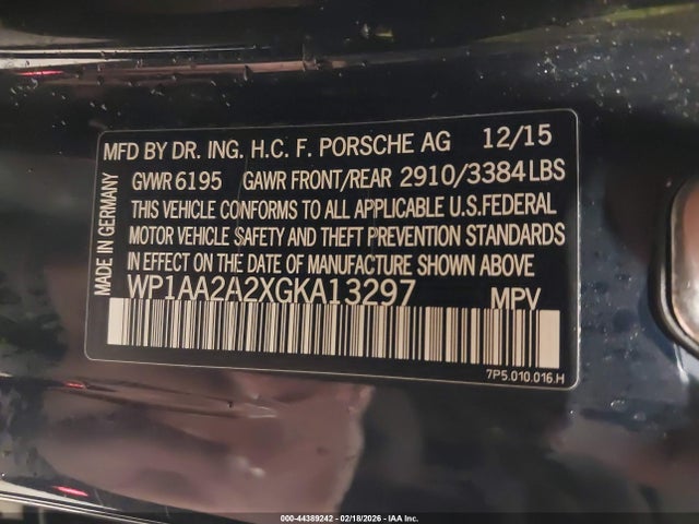 2016 PORSCHE CAYENNE WP1AA2A2XGKA13297 Photo 8