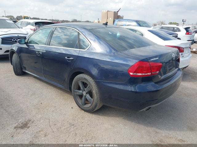 Auction sale of the 2012 Volkswagen Passat 2.5l Se, vin: 1VWBP7A34CC090596, lot number: 44389274