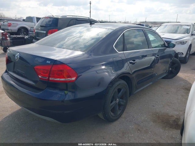 Auction sale of the 2012 Volkswagen Passat 2.5l Se, vin: 1VWBP7A34CC090596, lot number: 44389274