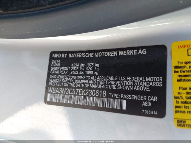 BMW 428i 2014 WBA3N3C57EK230618 Image 9