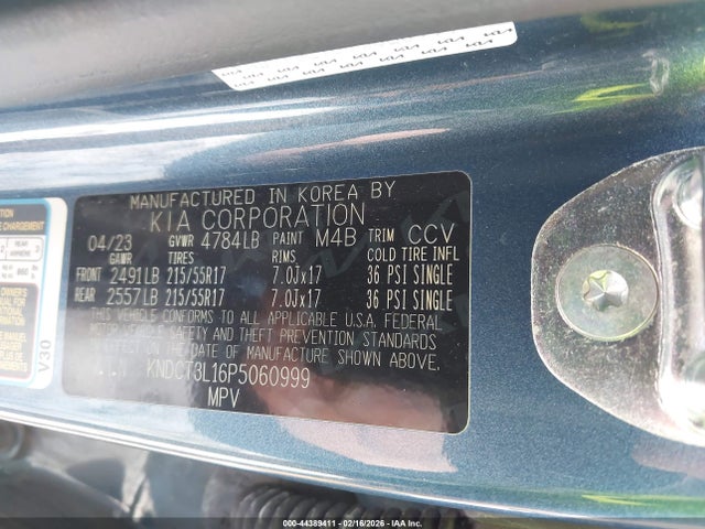 KIA Niro Ev Wave 2023 KNDCT3L16P5060999 Image 9