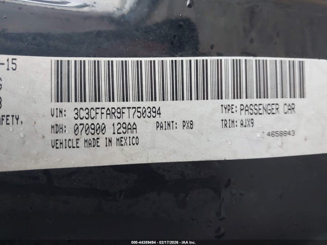 2015 FIAT 500 3C3CFFAR9FT750394 Photo 8