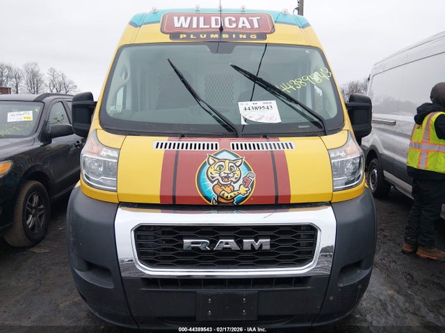2020 Ram Promaster 2500 High Roof 159 Wb მანქანა იყიდება აუქციონზე, vin: 3C6TRVDG0LE114591, აუქციონის ნომერი: 44389543