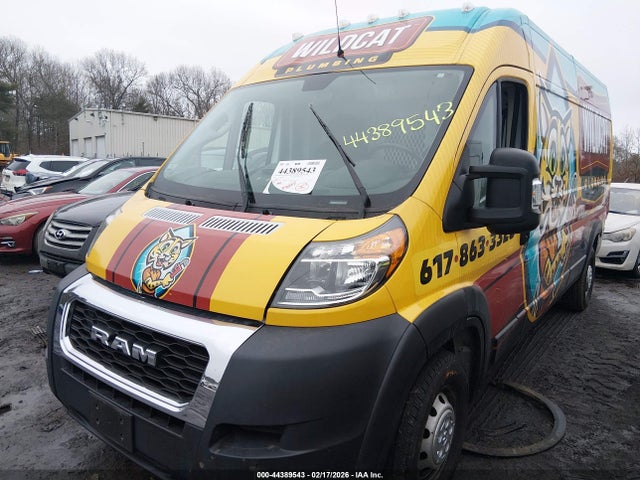 2020 Ram Promaster 2500 High Roof 159 Wb მანქანა იყიდება აუქციონზე, vin: 3C6TRVDG0LE114591, აუქციონის ნომერი: 44389543