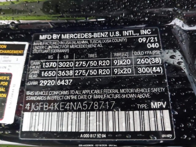 2022 MERCEDES-BENZ GLE 350 4JGFB4KE4NA578717 Photo 8