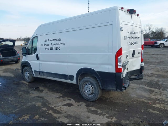 Aukcja sprzedaży 2024 Ram Promaster 2500 Tradesman High Roof 136 Wb W/pass Seat, vin: 3C6LRVCGXRE111420, numer aukcji: 44389660