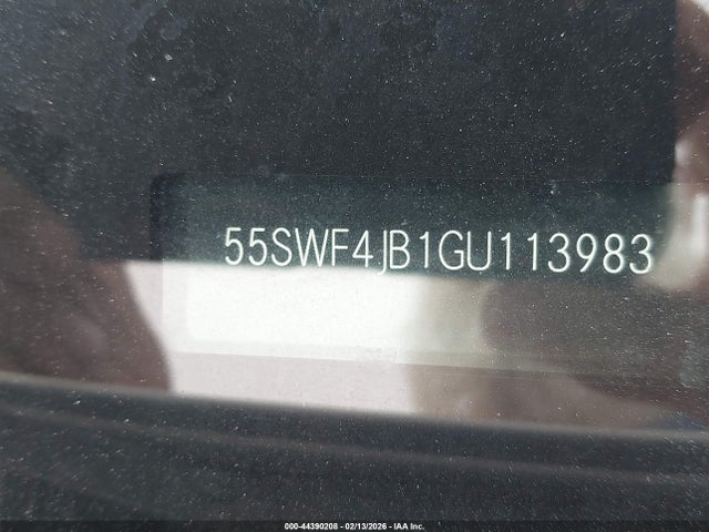 55SWF4JB1GU113983 Mercedes-Benz C 300
