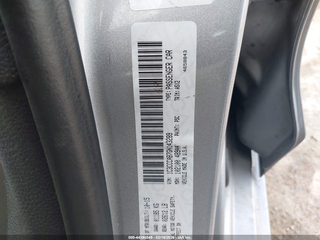 44390349 :رقم المزاد ، 1C3CCCAB7GN143289 vin ، 2016 Chrysler 200 Limited مزاد بيع