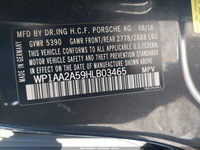 2017 PORSCHE MACAN WP1AA2A59HLB03465 Photo 8