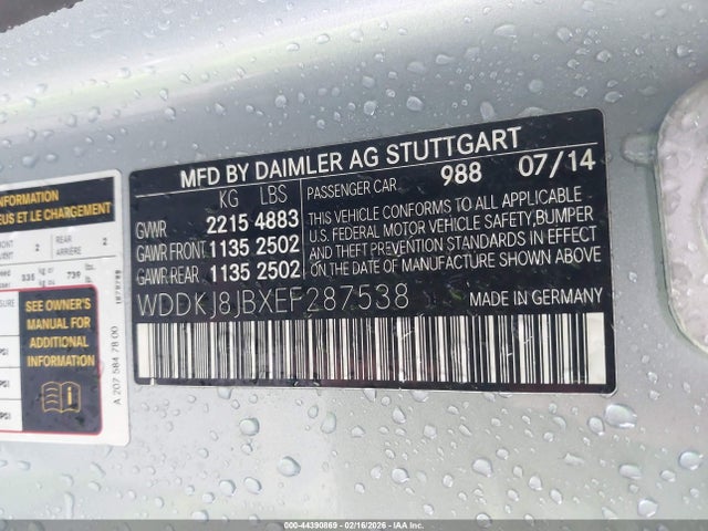 2014 MERCEDES-BENZ E 350 WDDKJ8JBXEF287538 Photo 8