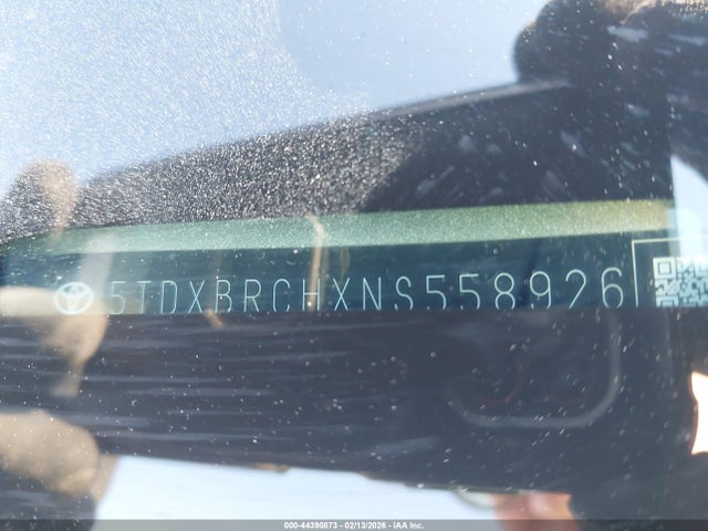 2022 TOYOTA HIGHLANDER 5TDXBRCHXNS558926 Photo 8