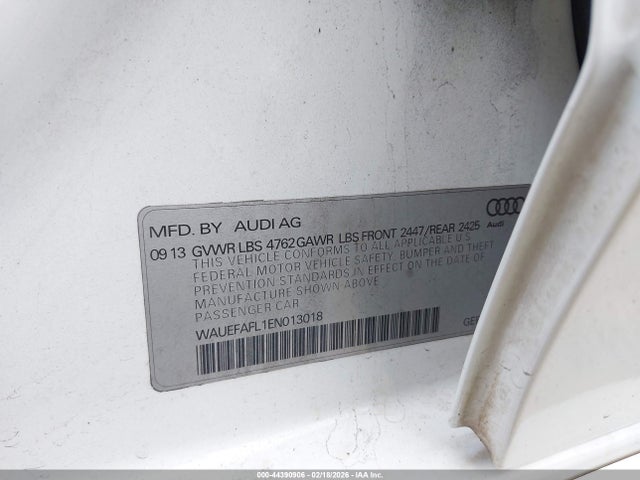 2014 AUDI A4 WAUEFAFL1EN013018 Photo 8