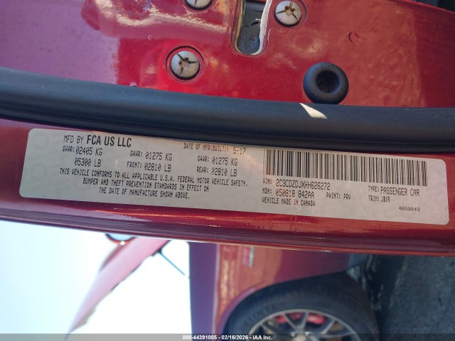 2017 DODGE CHALLENGER 2C3CDZDJXHH626272 Photo 8