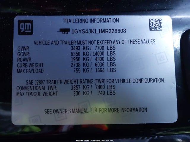 2021 CADILLAC ESCALADE ESV 1GYS4JKL1MR328808 Photo 8