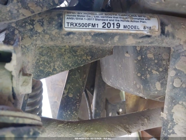 Honda Trx500 Fm 2019 1HFTE4432K4501502 Image 10