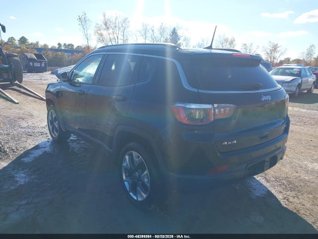 2018 Jeep Compass Limited მანქანა იყიდება აუქციონზე, vin: 3C4NJDCB7JT493705, აუქციონის ნომერი: 44391391