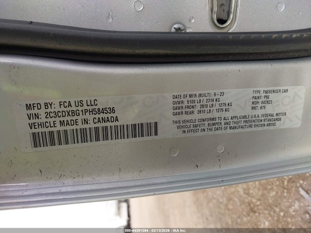 2023 DODGE CHARGER 2C3CDXBG1PH584536 Photo 8