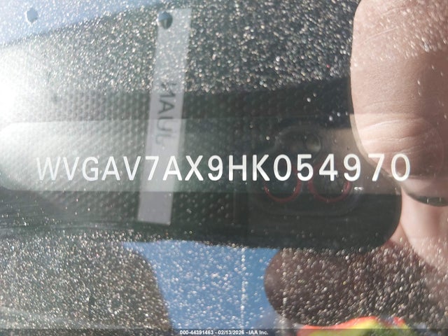 2017 Volkswagen Tiguan 2.0t/2.0t S მანქანა იყიდება აუქციონზე, vin: WVGAV7AX9HK054970, აუქციონის ნომერი: 44391463