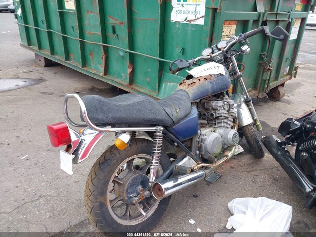 44391593 :رقم المزاد ، KZ550C001382 vin ، 1980 Kawasaki Ex650 مزاد بيع
