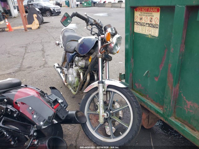 44391593 :رقم المزاد ، KZ550C001382 vin ، 1980 Kawasaki Ex650 مزاد بيع
