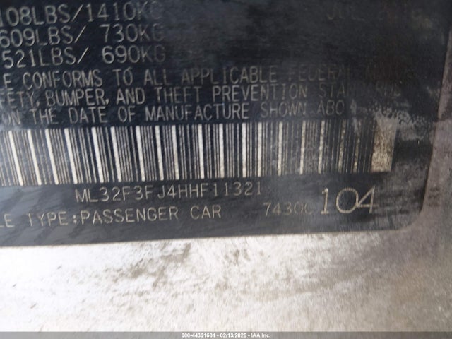 2017 MITSUBISHI MIRAGE G4 ML32F3FJ4HHF11321 Photo 8