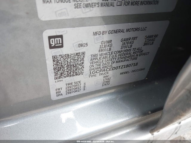 1GCPACED0TZ180718 Chevrolet Silverado 1500 2wd Short Bed Lt