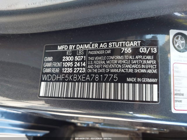 Mercedes-Benz E 350 2014 WDDHF5KBXEA781775 Image 9