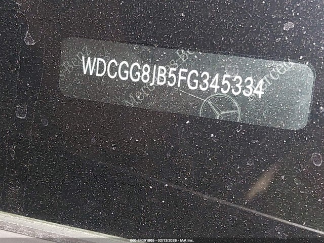 WDCGG8JB5FG345334 Mercedes-Benz Glk 350 4matic