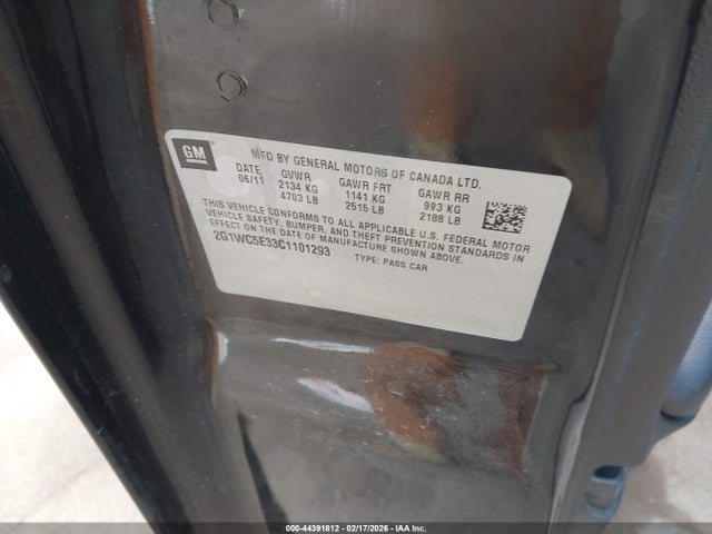 2012 CHEVROLET IMPALA 2G1WC5E33C1101293 Photo 8