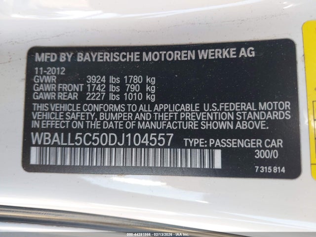 2013 BMW Z4 WBALL5C50DJ104557 Photo 8