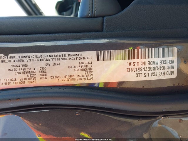 2022 JEEP GRAND CHEROKEE L 1C4RJKBG7N8513412 Photo 8