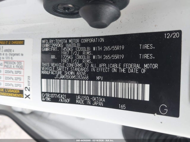 Lexus Gx 460 Premium 2021 JTJAM7BXXM5283668 Image 9